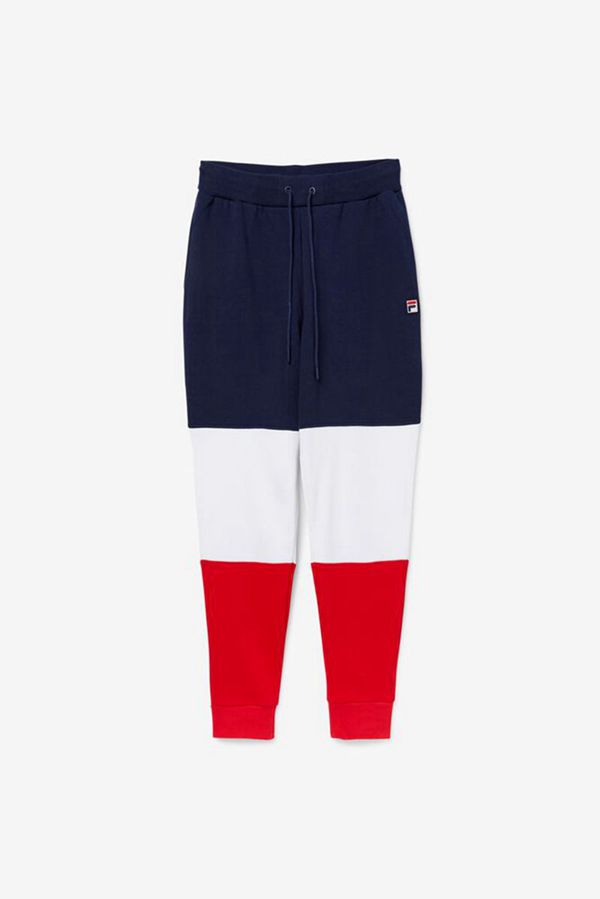 Fila France Men's Pants - Navy/White/Red,NZ 614-79516